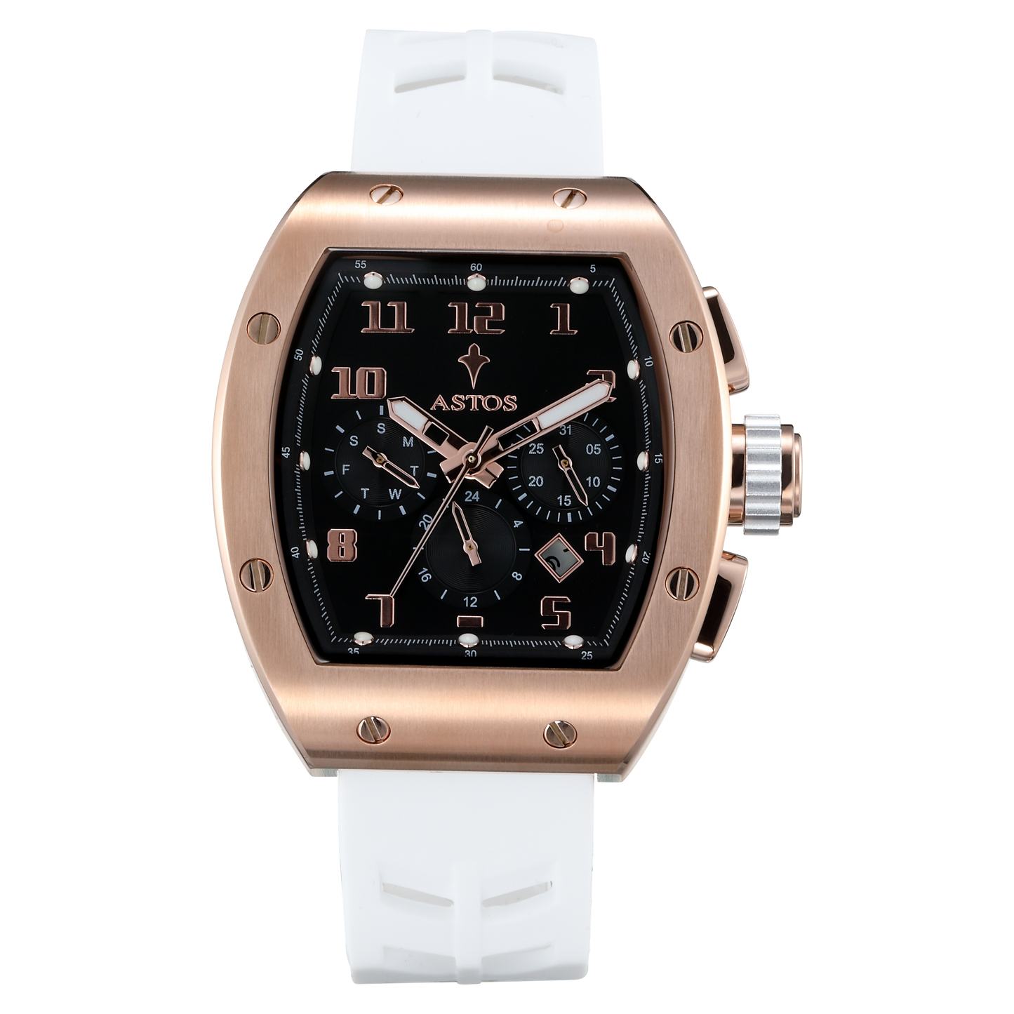 Millionaire 2.0 Rose Gold - White Strap | 1 + 1 Gratis
