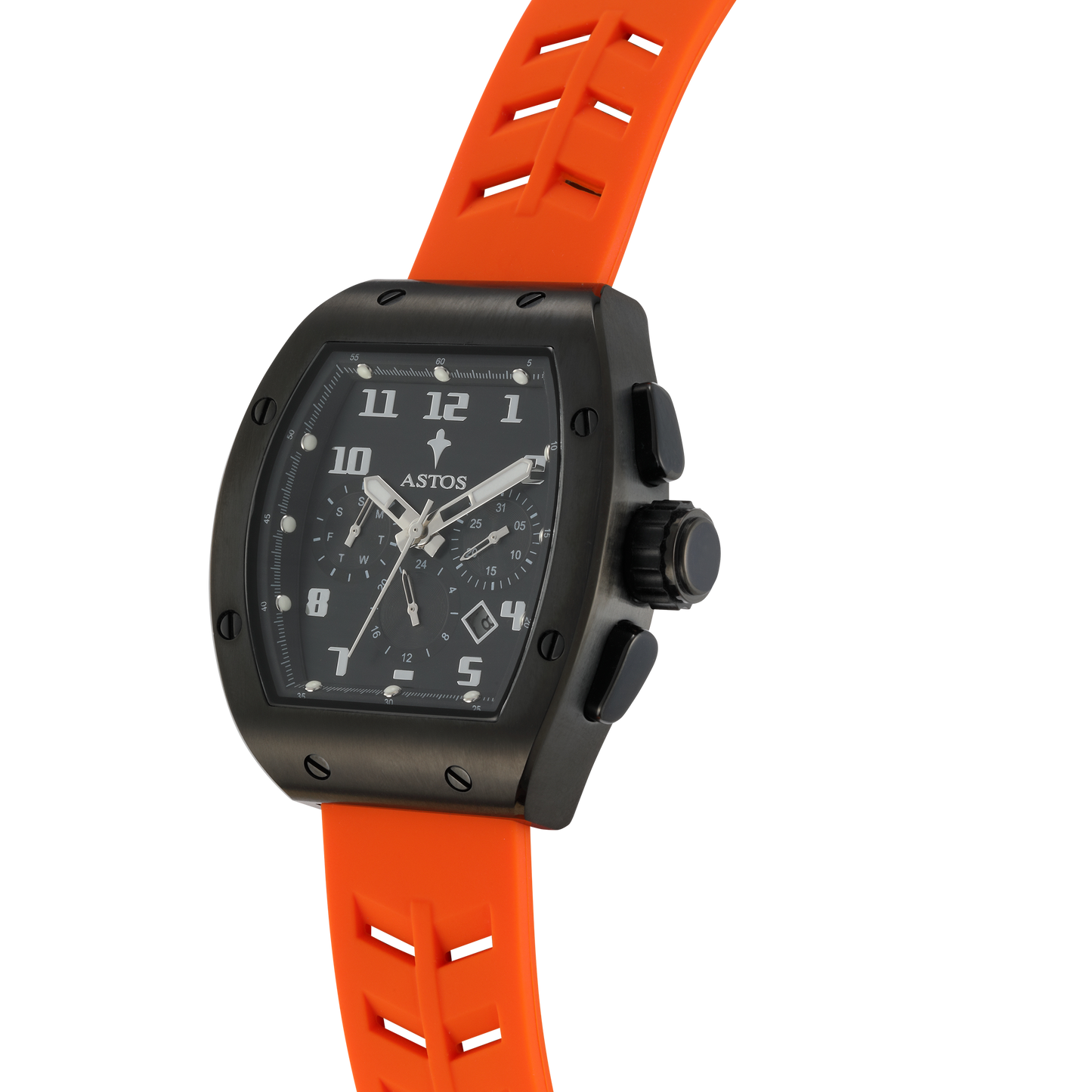 Millionaire 2.0 Black - Orange Strap | 1 + 1 Gratis