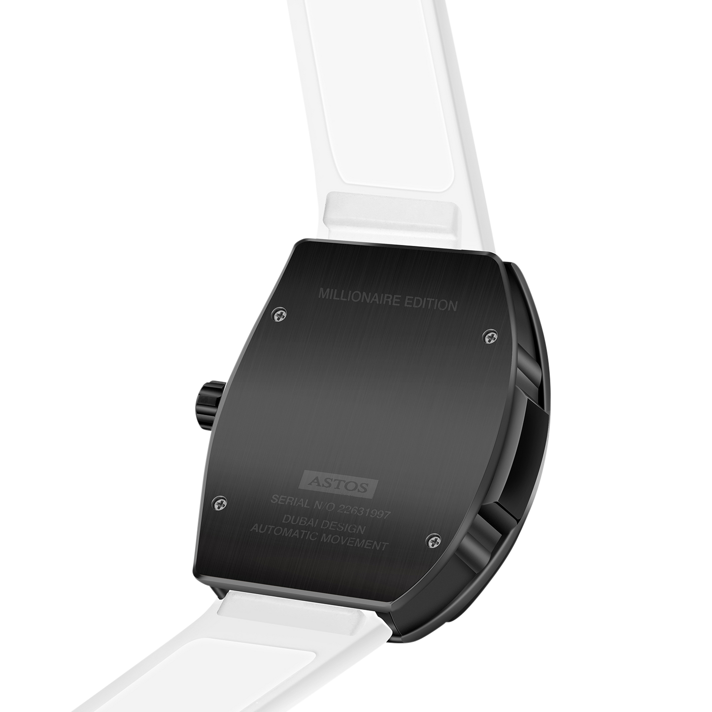 Millionaire Black White Strap | 1 + 1 Gratis