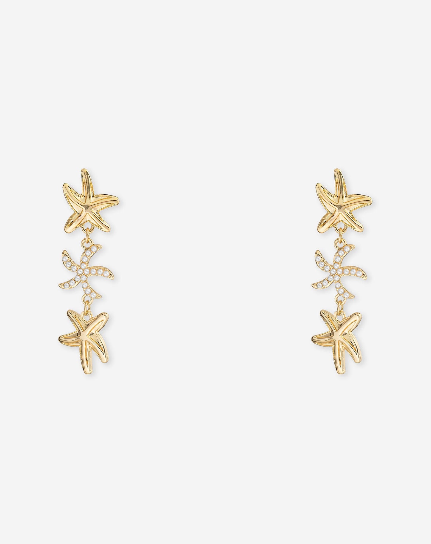 STARFISH PEARL EARRINGS