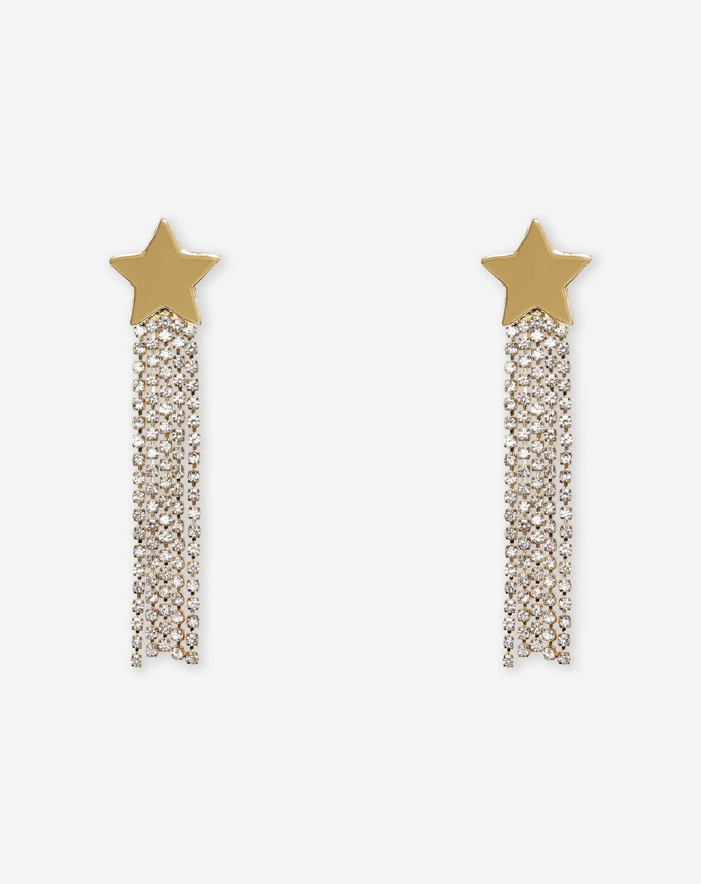 STAR DIAMOND DROP EARRINGS