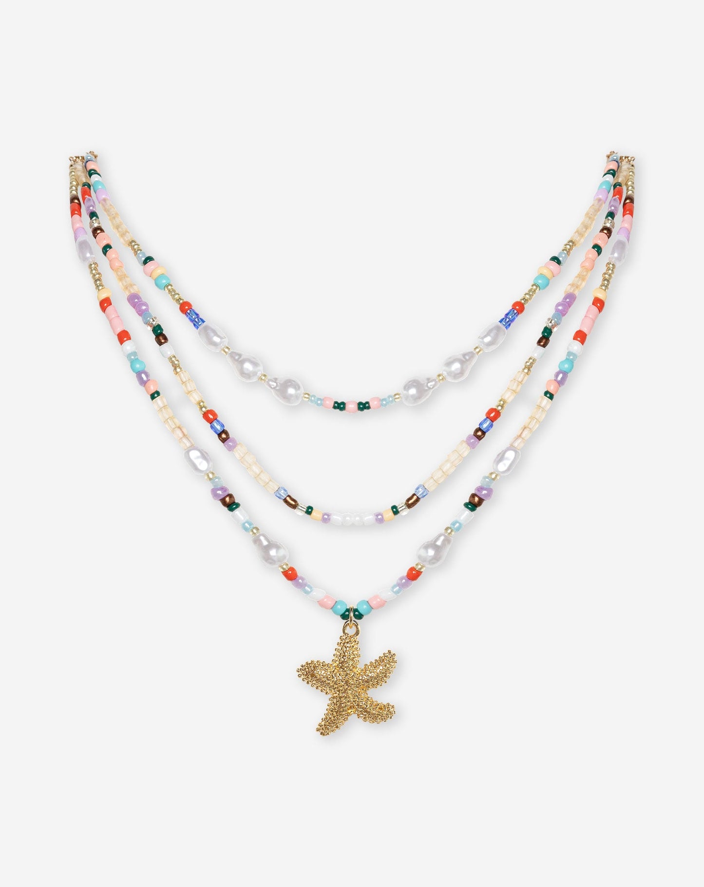 STARFISH BEADS NECKLACE