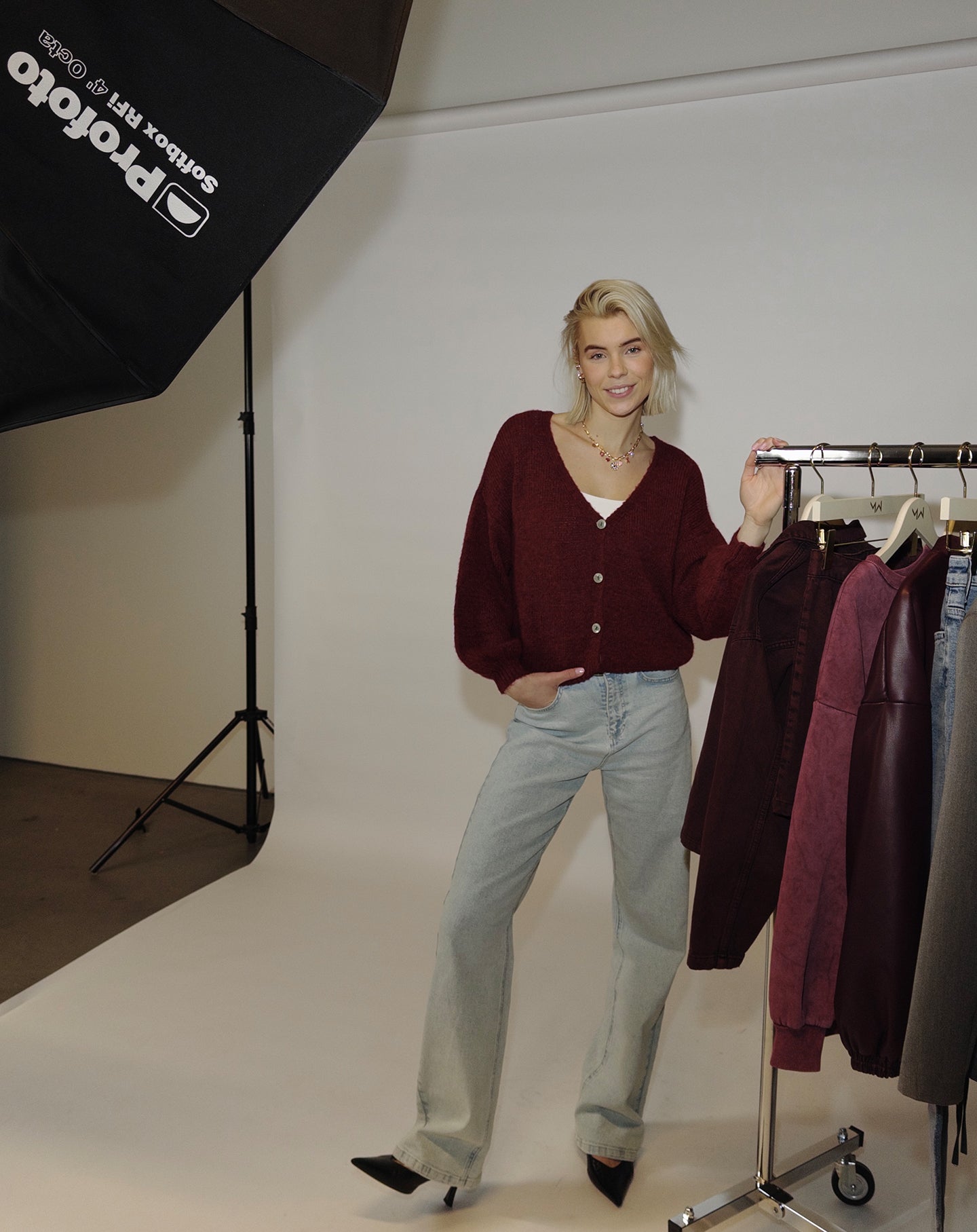 BOOTCUT JEANS LICHTBLAUW