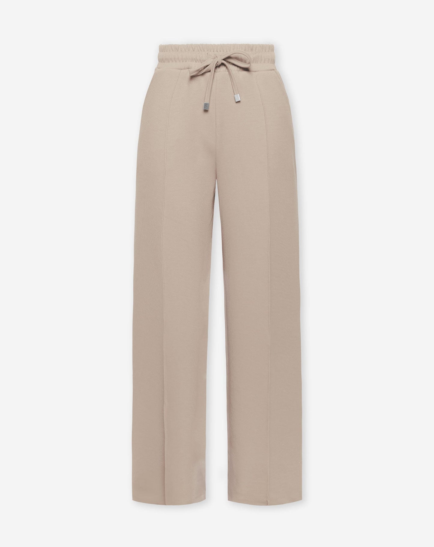 SCUBA PINTUCK PANTS BEIGE