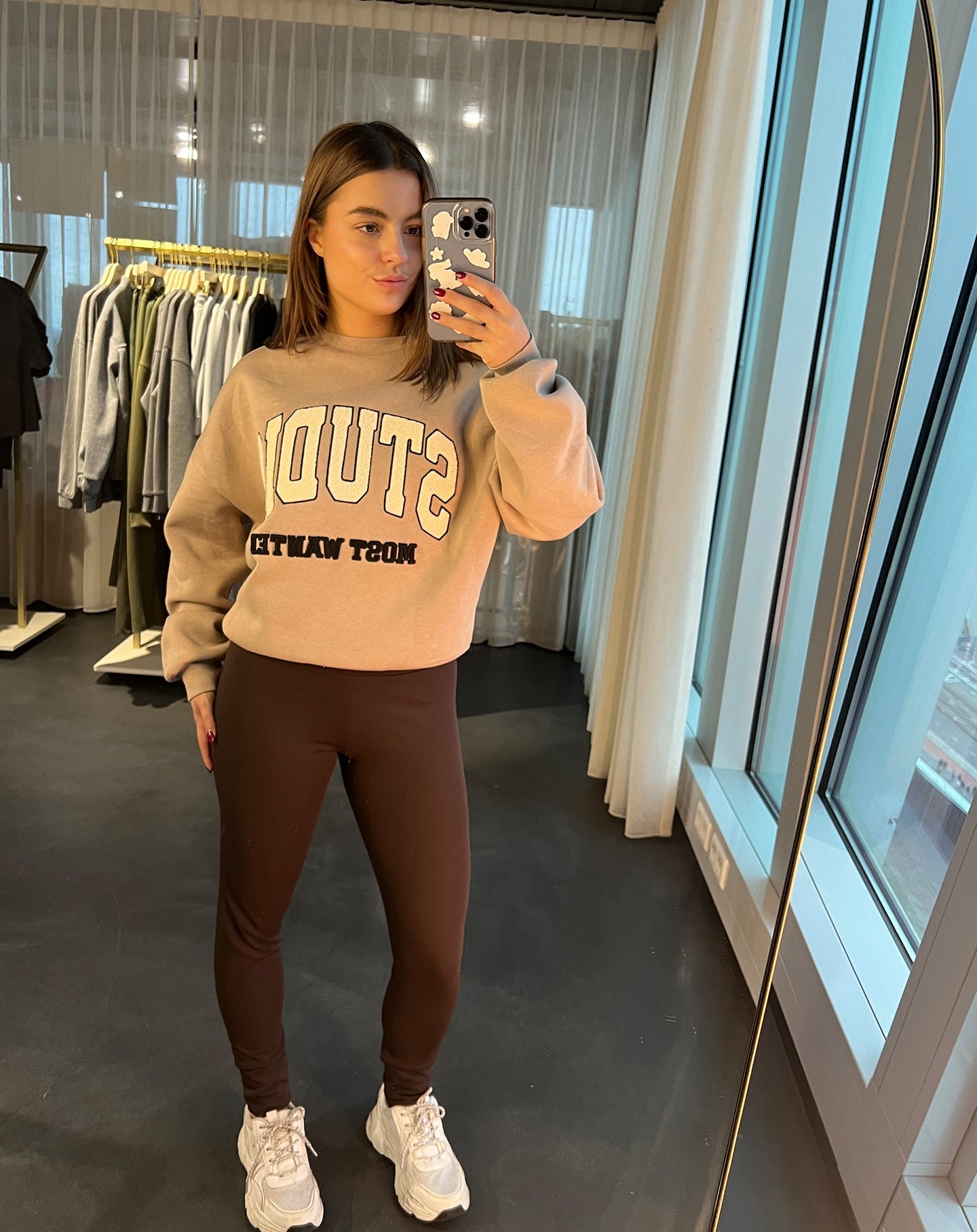 SOFT RIB LEGGING BRUIN