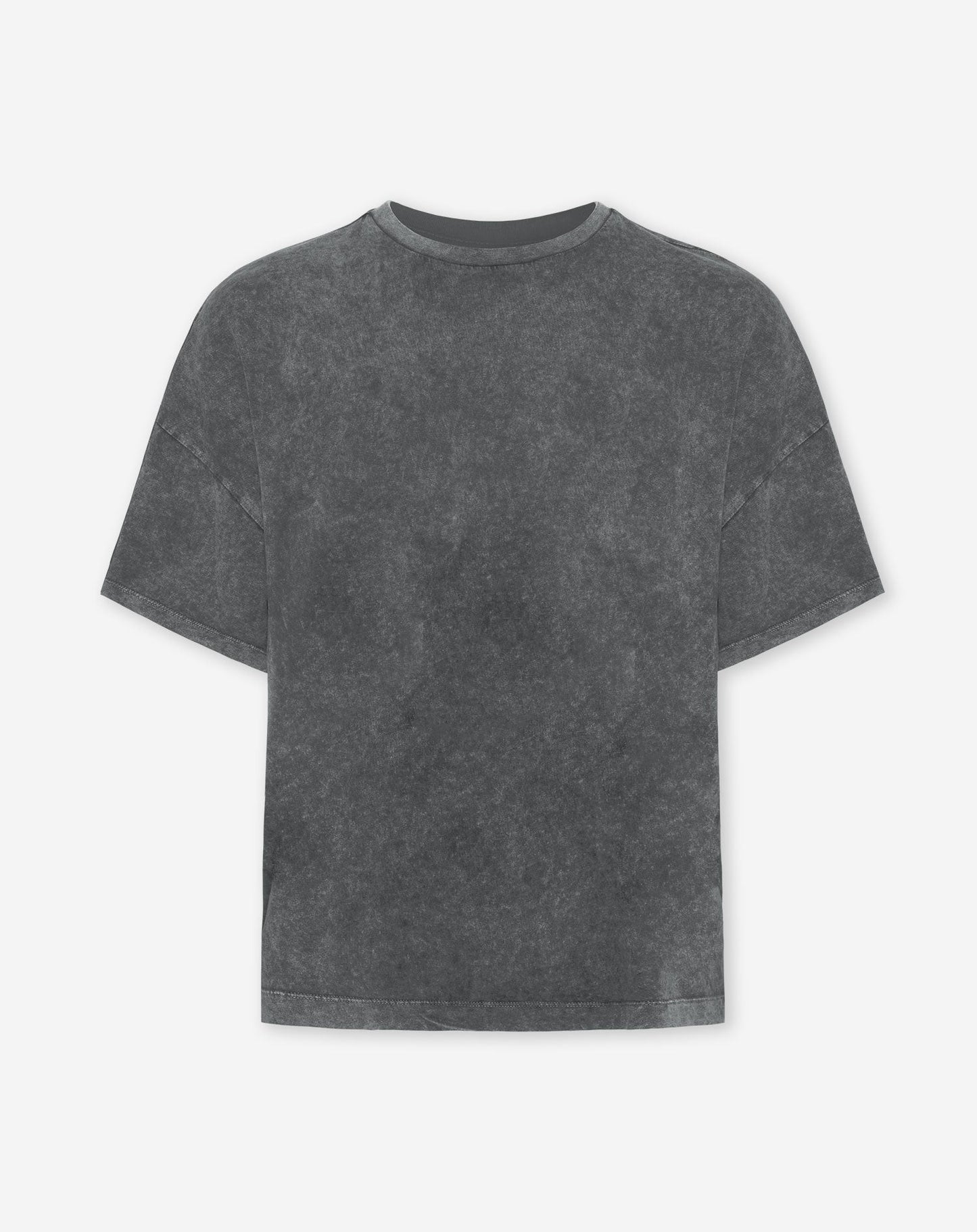 BASIC OVERSIZED TEE ACID GRIJS