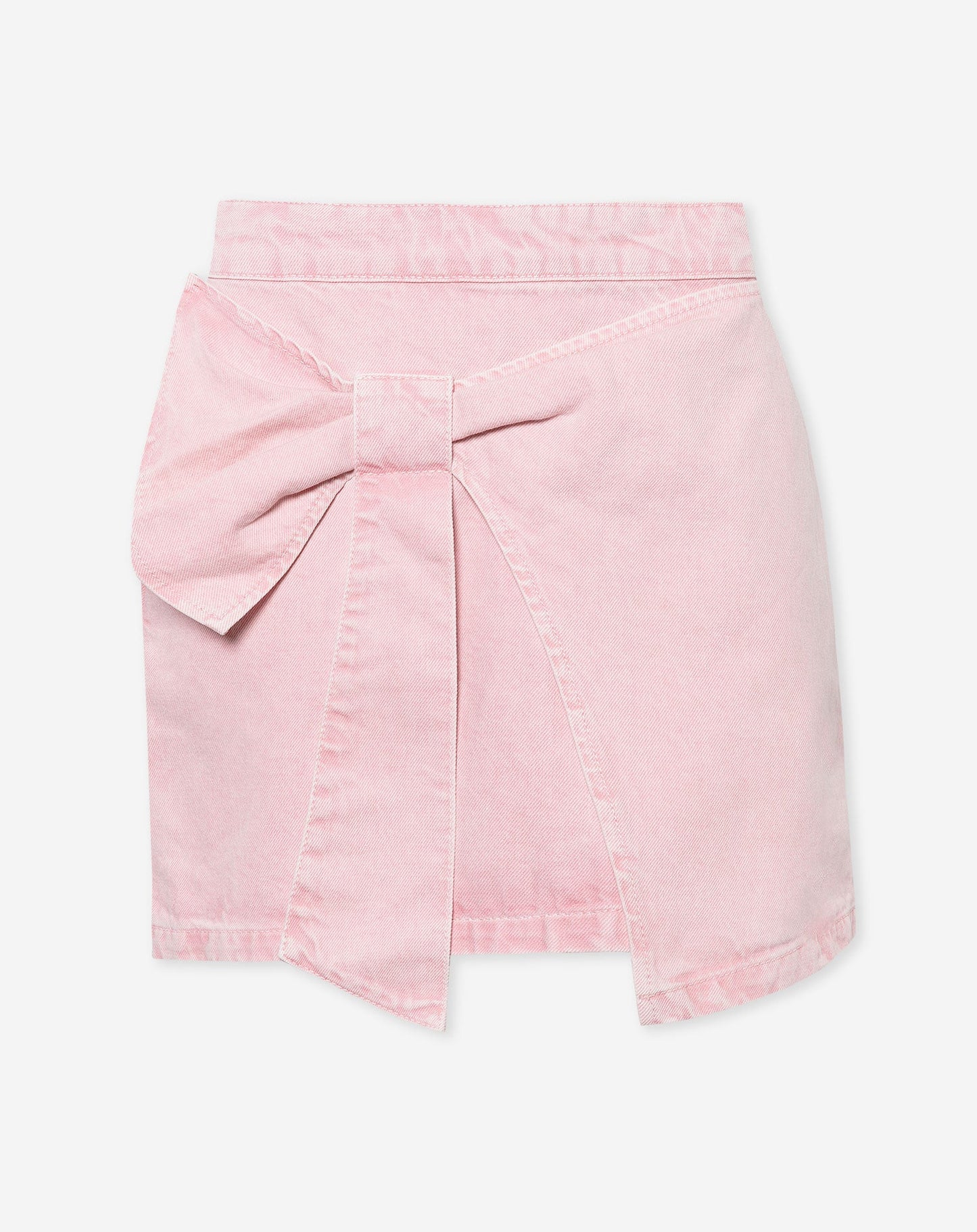 BOW DENIM SKIRT LICHTROZE