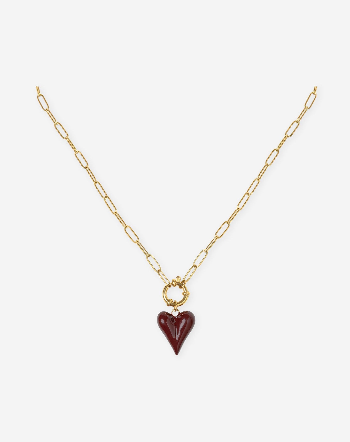 BOLD HEART NECKLACE