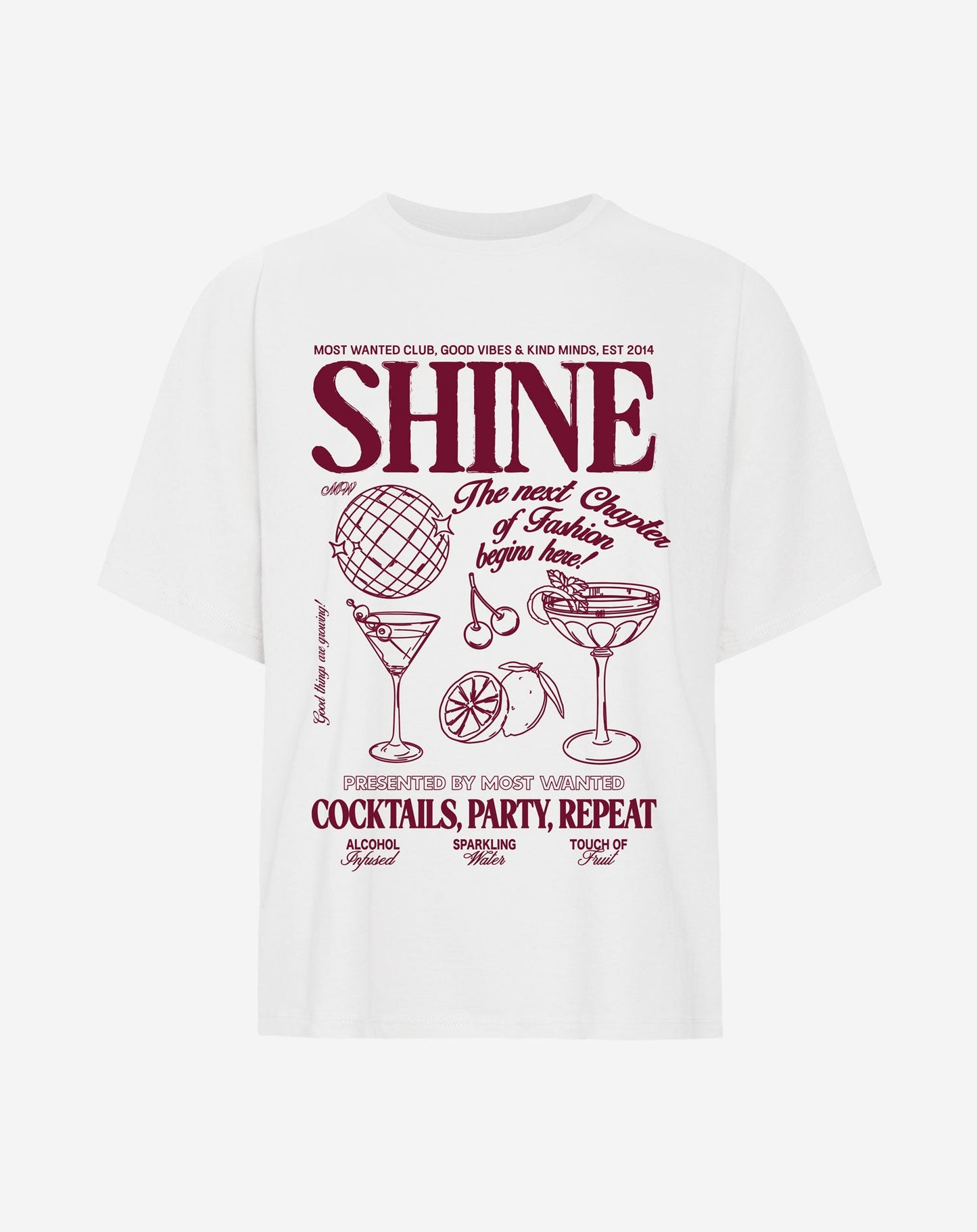 SHINE OVERSIZED TEE CRÈME
