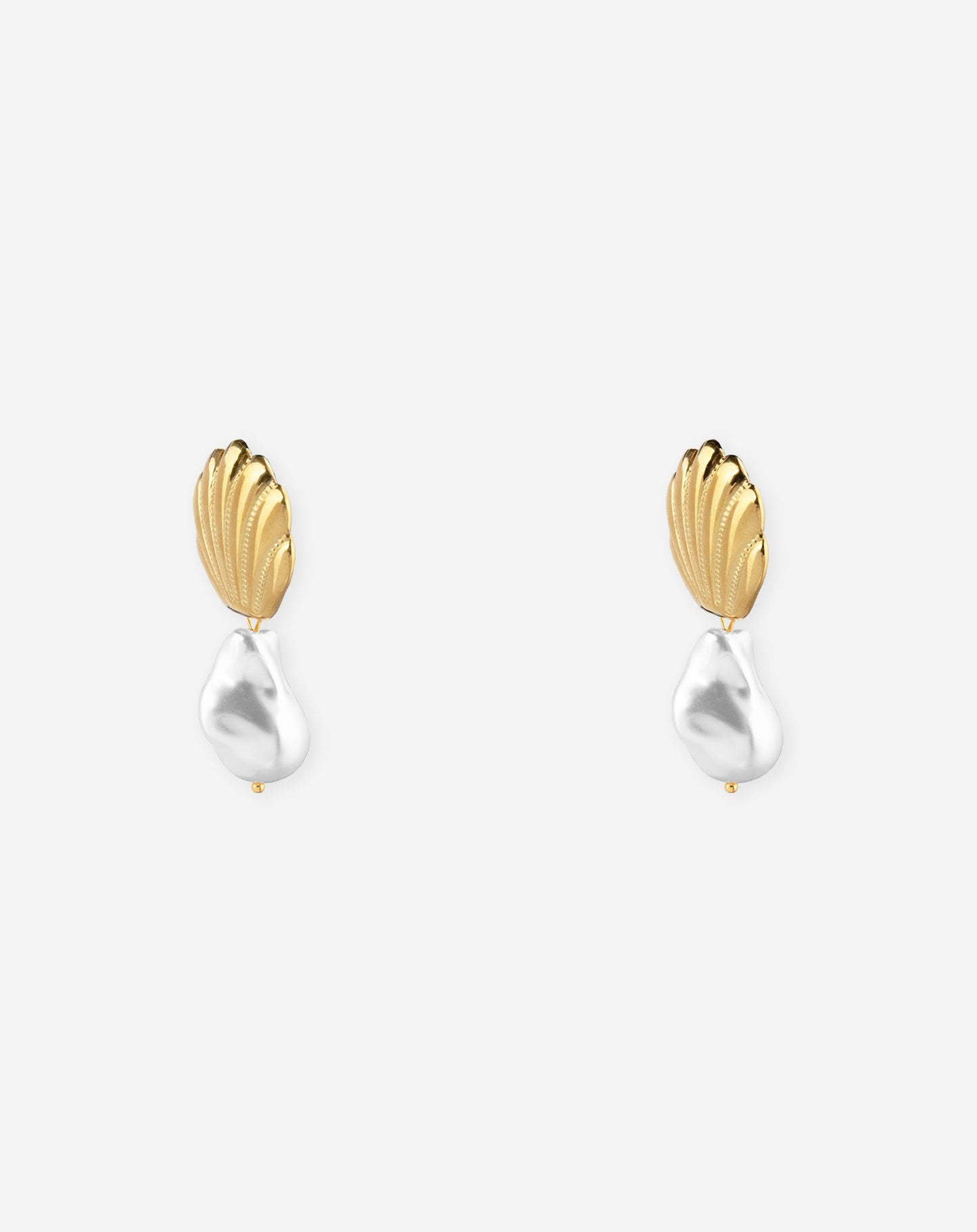 PEARL SEASHELL EARRINGS