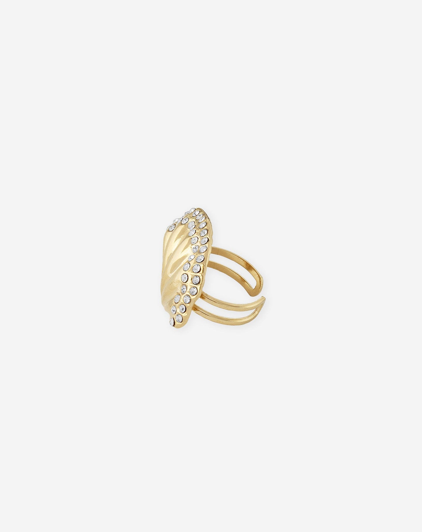 DIAMOND SEASHELL RING