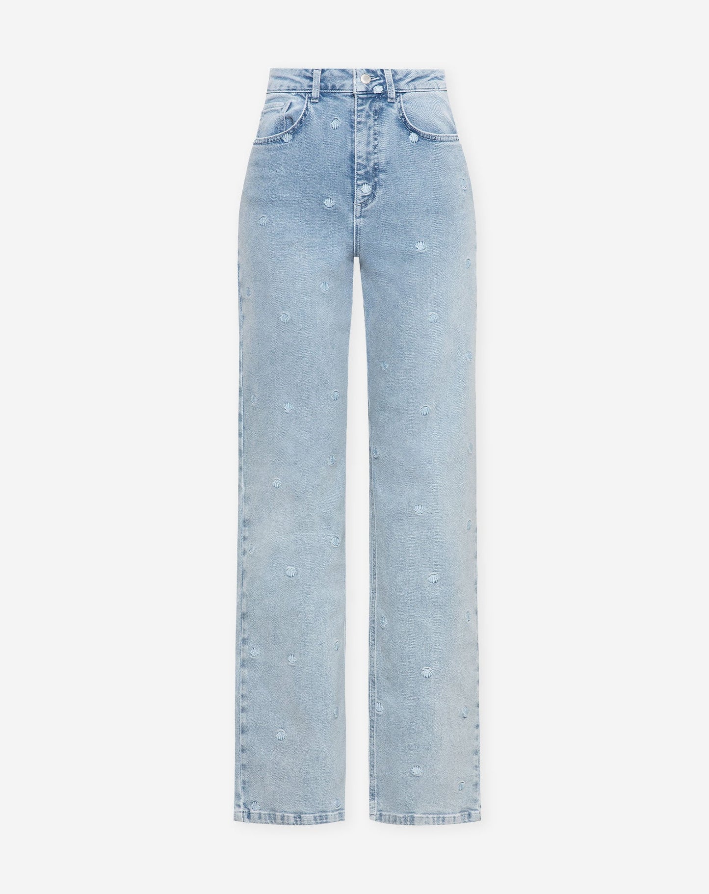 SHELL BOOTCUT JEANS BLAUW