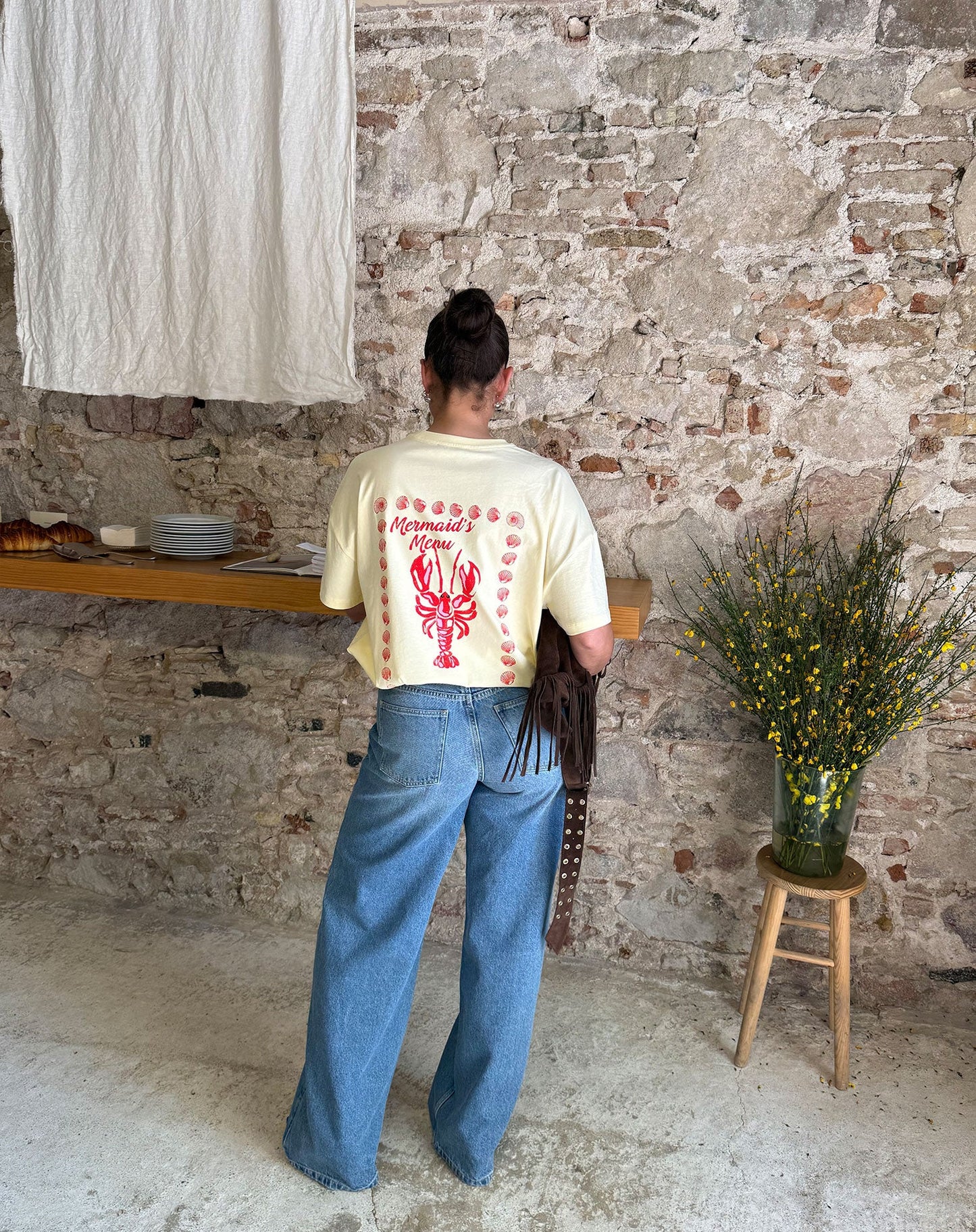 MERMAID OVERSIZED TEE BOTERGEEL