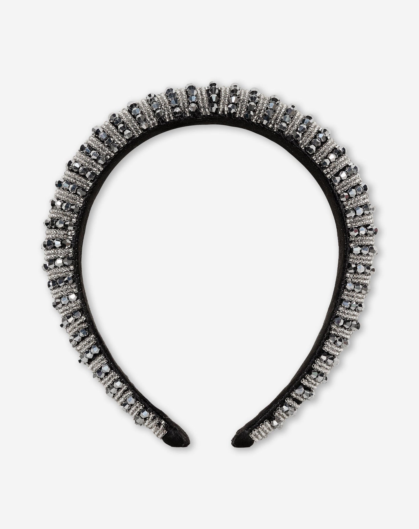 SPARKLE BEADS HEADBAND ZILVER