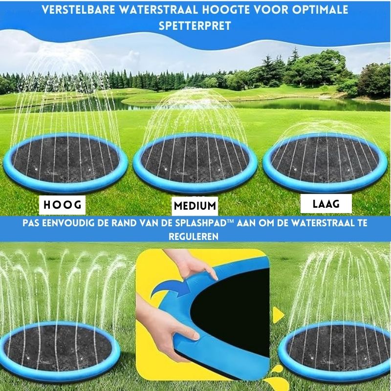 SplashPad™ FonteinMat | Plezier en Verkoeling voor Eindeloos Waterplezier