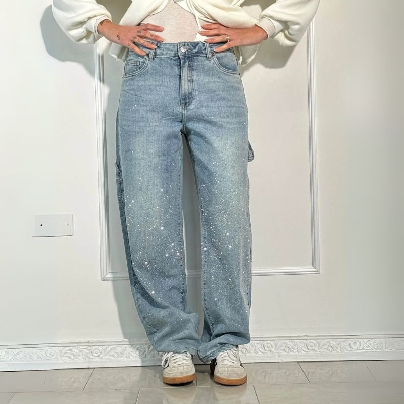Stardust Cargo™ – Shiny Denim Statement