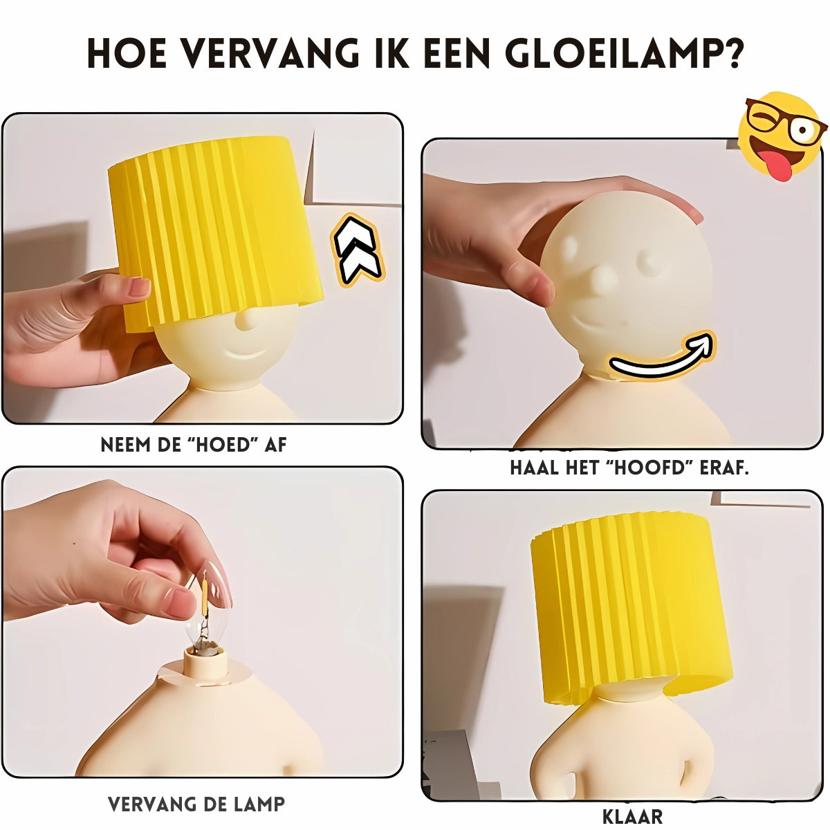 Naughty Glow Guy™ | Grappig, brutaal, met een grenzeloze glimlach!