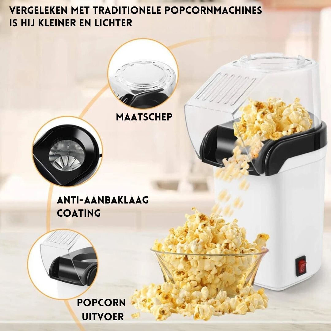 PopCrisp™ – Jouw Gezonde Snackmaker voor Perfecte Popcorn