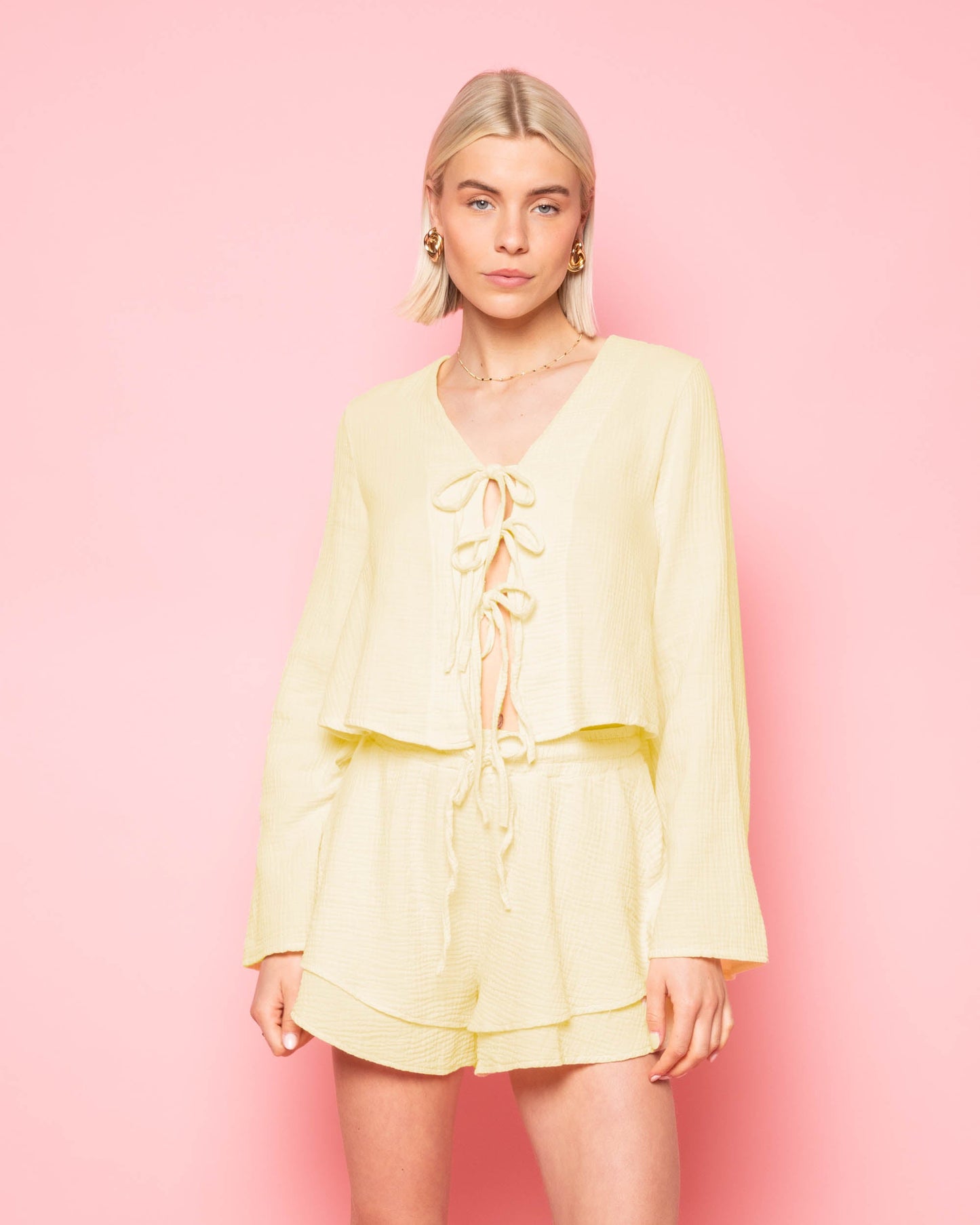 TARA MOUSSELINE SHORTS BOTERGEEL