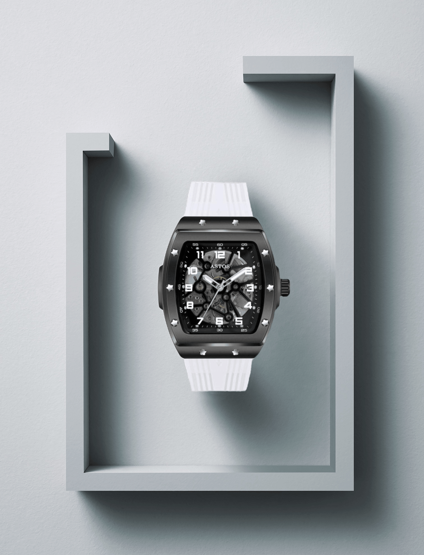 Millionaire Black White Strap | 1 + 1 Gratis