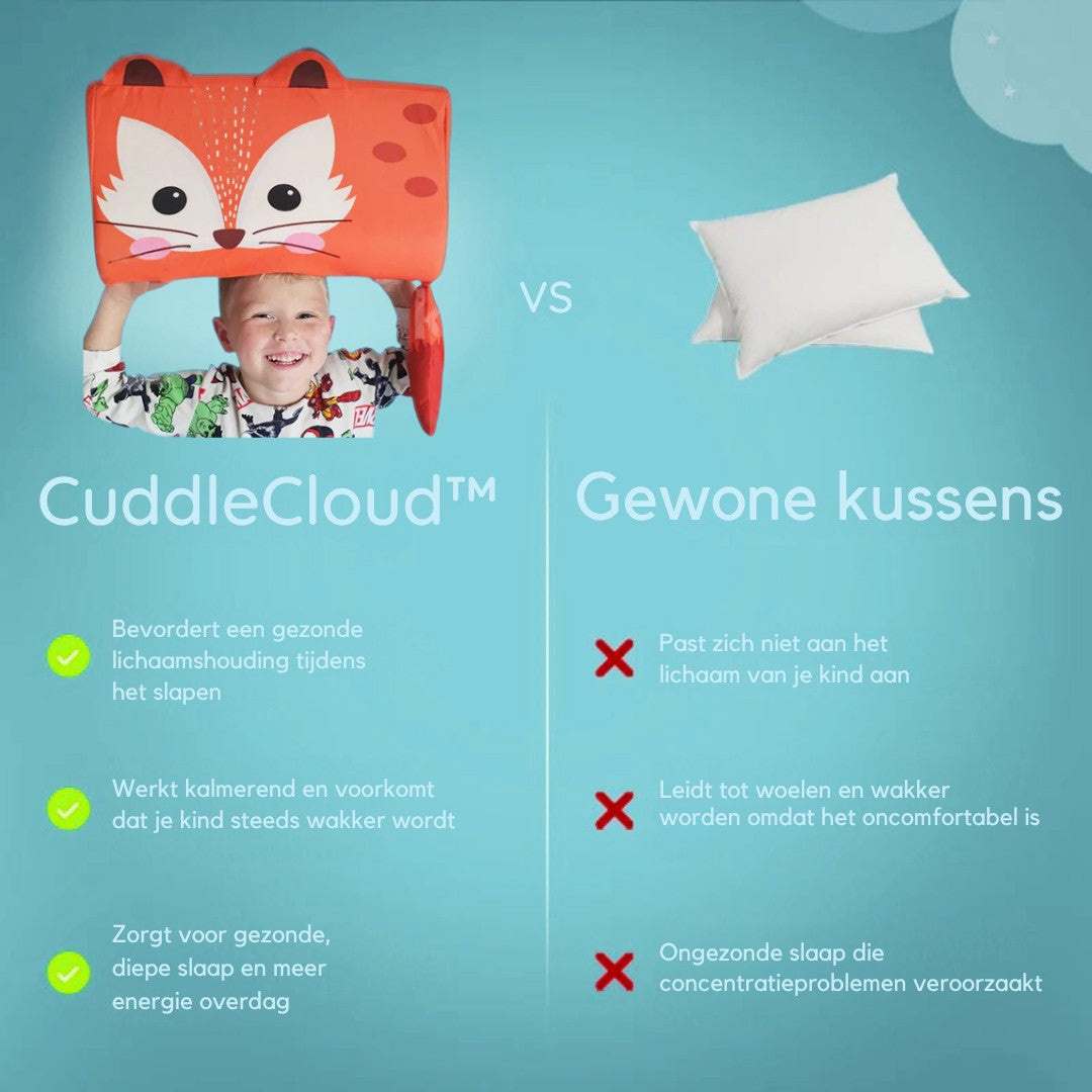 CuddleCloud™ Pillow - Laat kleintjes wegdromen op hun eigen wolkje - 1 + 1 GRATIS
