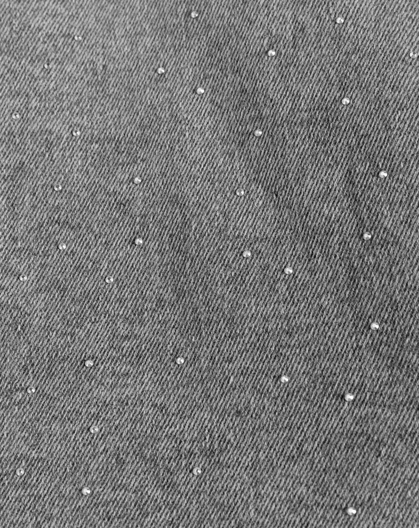 SMALL DIAMOND BOOTCUT JEANS GRIJS