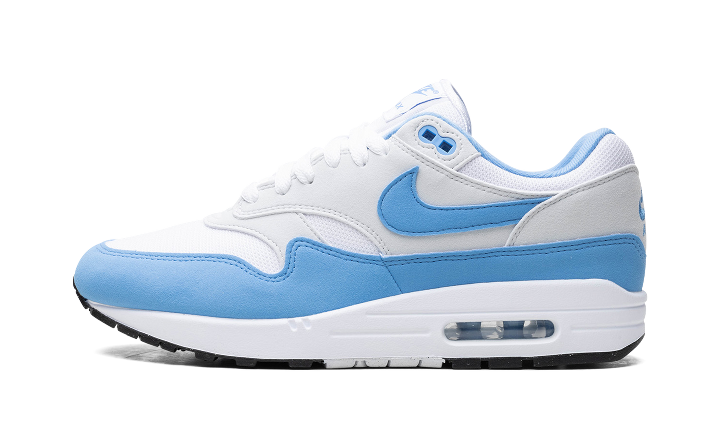 Nike Air Max 1 Weiß Universitätsblau