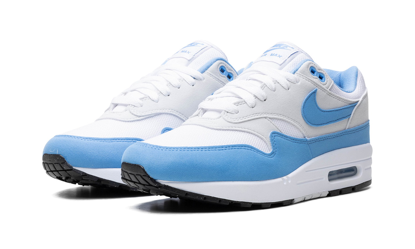 Nike Air Max 1 Weiß Universitätsblau