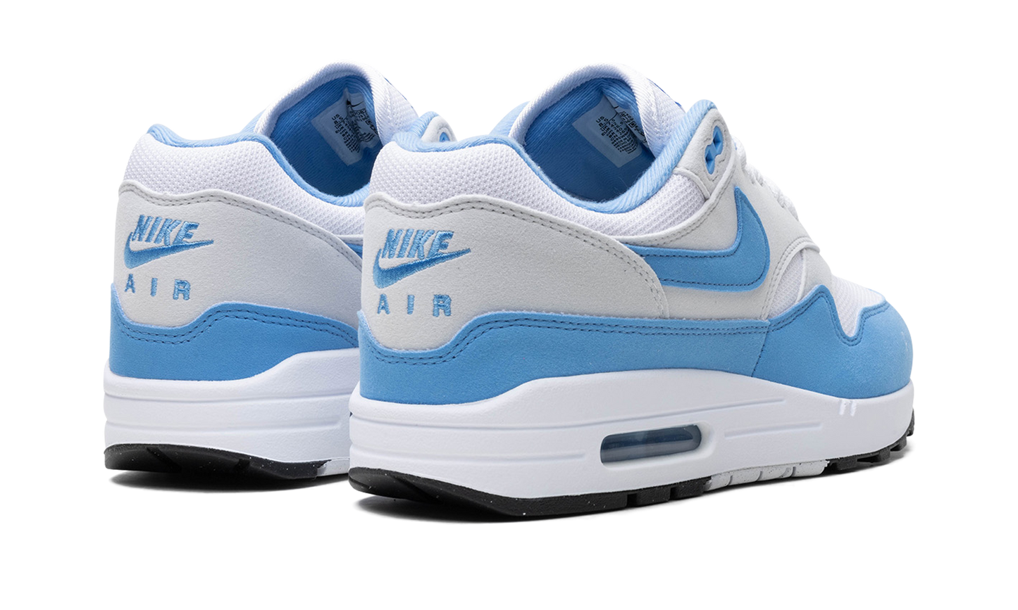 Nike Air Max 1 Weiß Universitätsblau