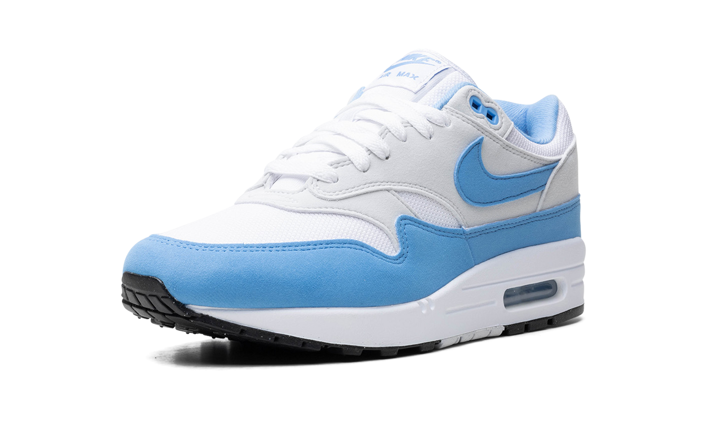 Nike Air Max 1 Weiß Universitätsblau