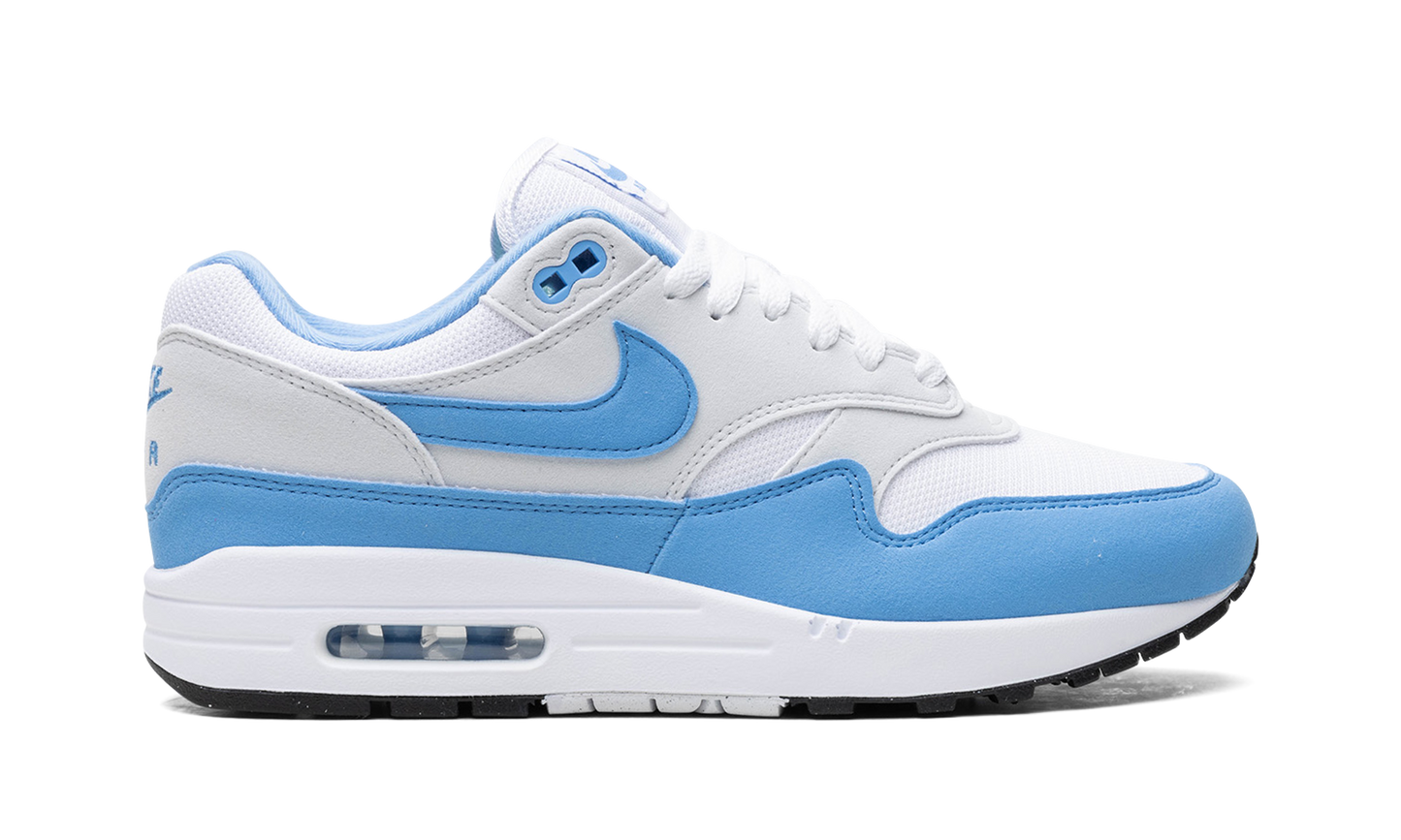 Nike Air Max 1 Weiß Universitätsblau