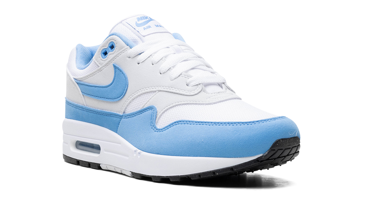 Nike Air Max 1 Weiß Universitätsblau