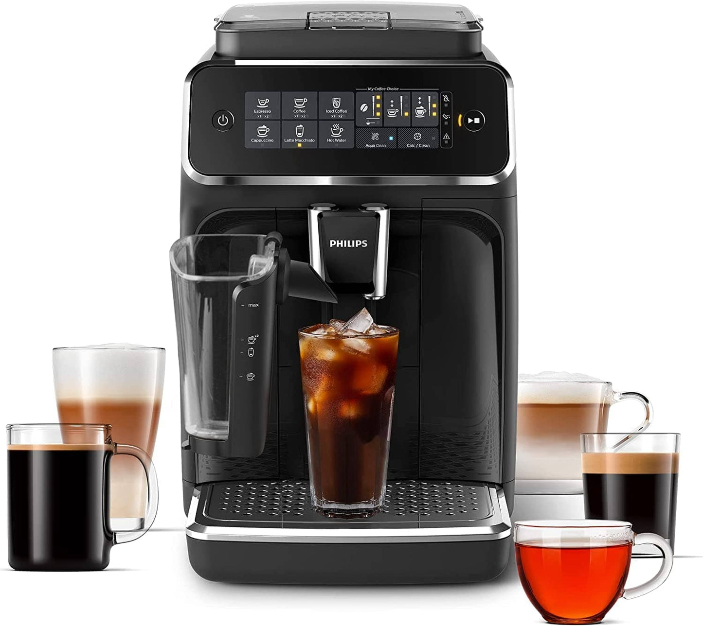 Philips 3200 LatteGo mit Eiskaffee-Espressomaschine EP3241/74 – Generalüberholt