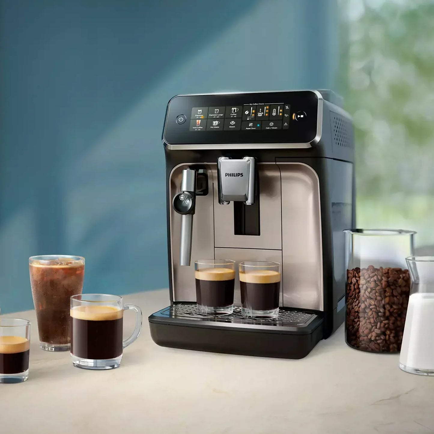 Philips 3300 Series Super Automatische Espressomaschine CMF & Eiskaffee - EP3326/90