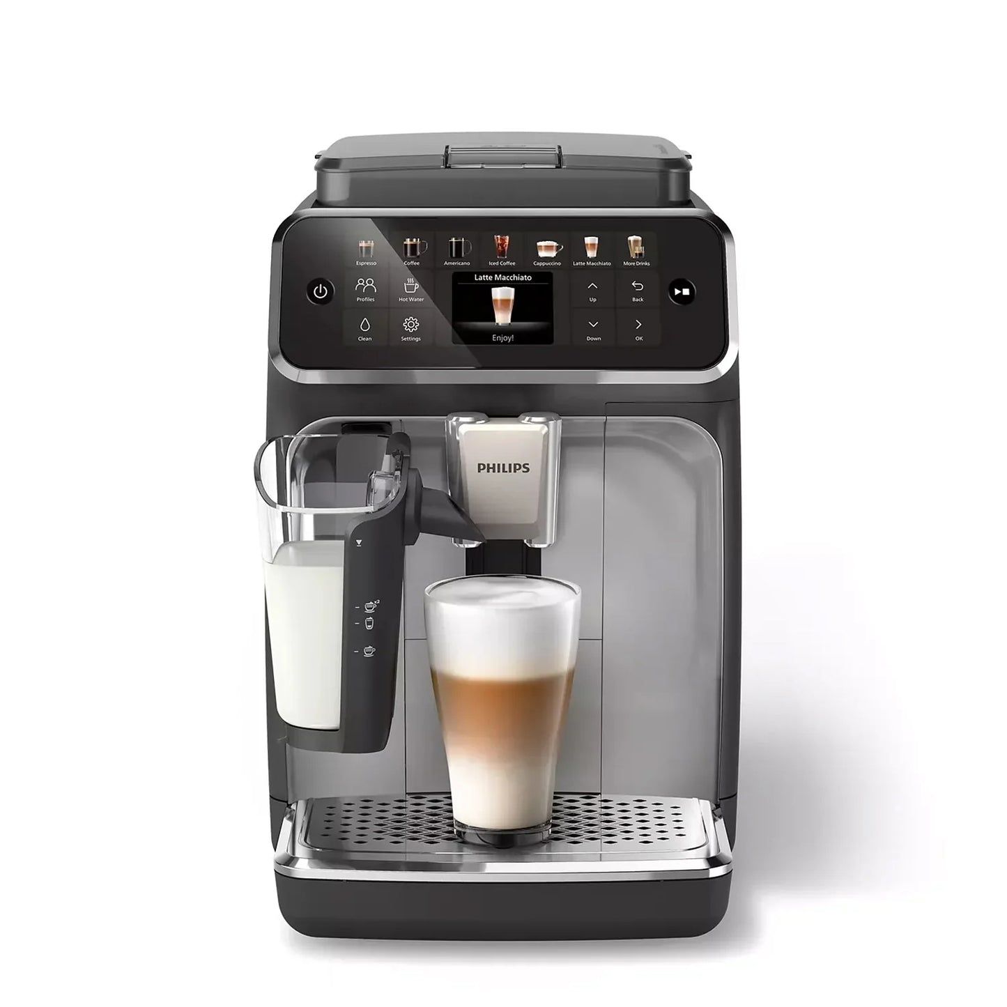 Philips 4400 Series Espressovollautomat mit LatteGo und Eiskaffee - EP4447/90