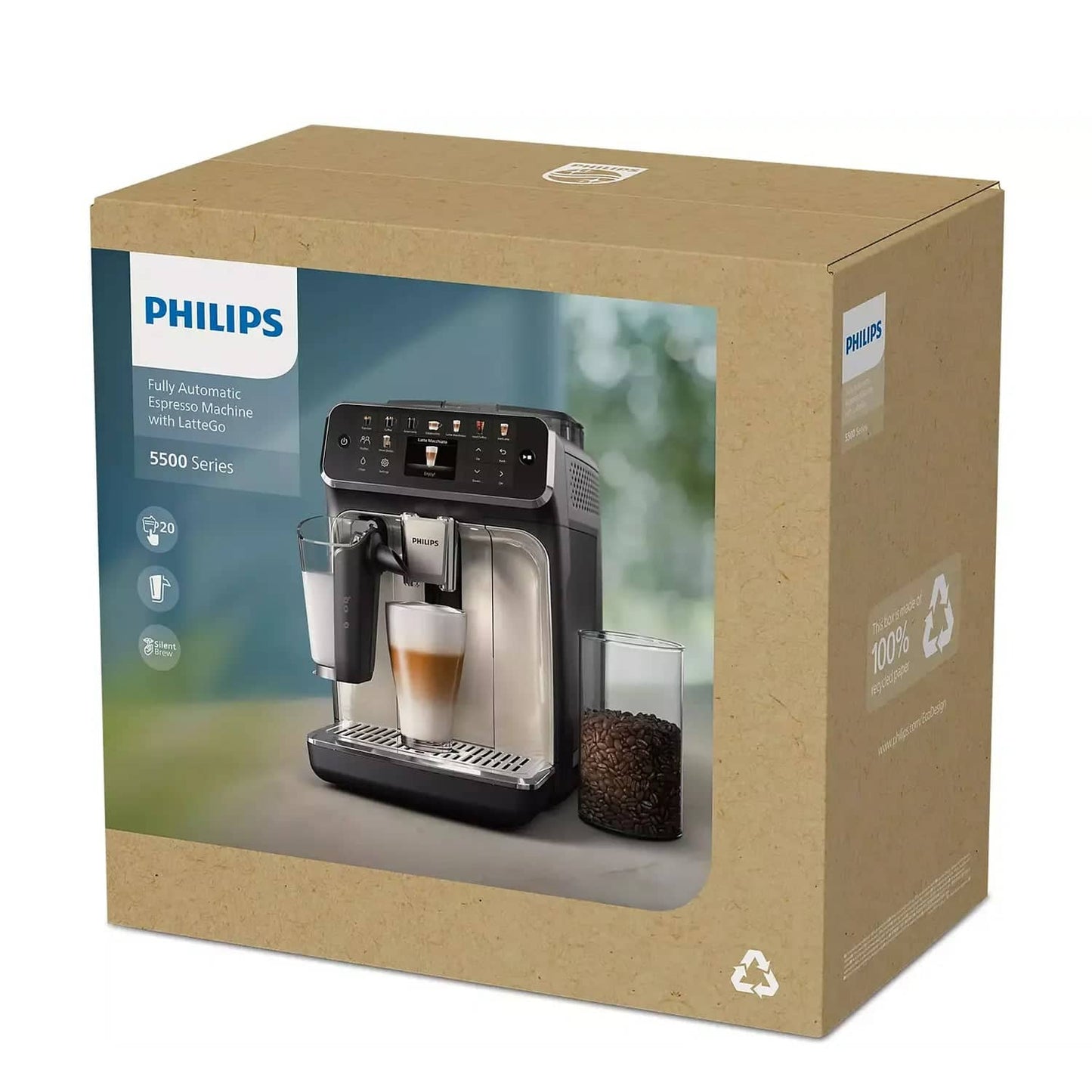 Philips 5500 Series Espressovollautomat mit LatteGo und Eiskaffee - EP5544/90