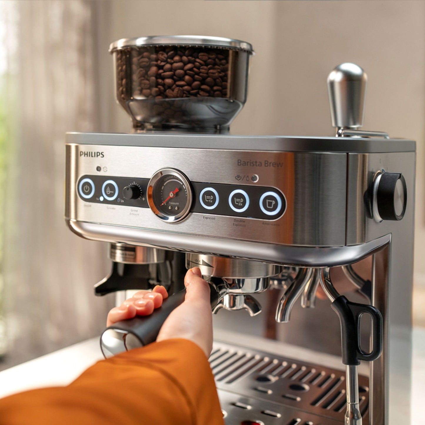 Philips Barista Brew Halbautomatische Espressomaschine - PSA3228/01