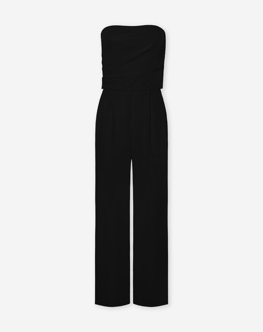 DANIE STRAPLESS JUMPSUIT ZWART
