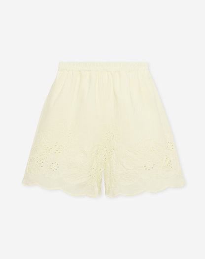 CARA BRODERIE SHORTS BOTERGEEL