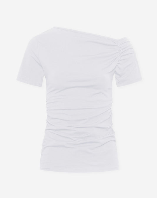 TAMAR OFF SHOULDER SHORT SLEEVE TOP WIT