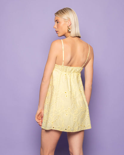 MANOU BRODERIE CAMI DRESS BOTERGEEL