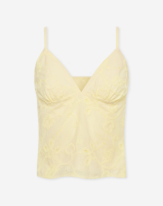 MANOU BRODERIE CAMI TOP BOTERGEEL