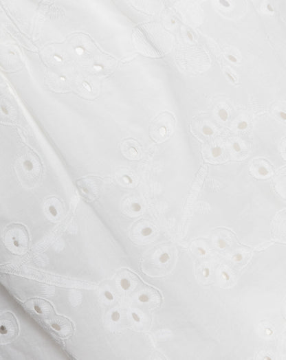 BRODERIE CAMI TOP WIT