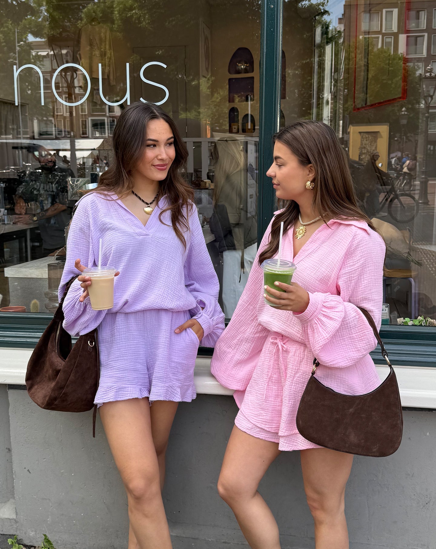 MOUSSELINE BLOUSE HARD ROZE