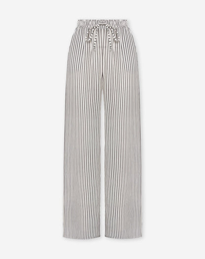 CLARA STRIPE PANTALON ZWART