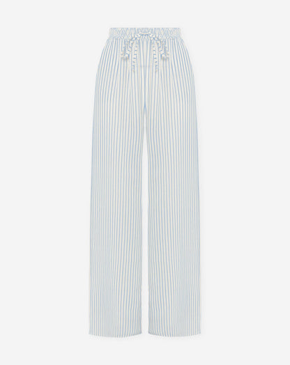 CLARA STRIPE PANTALON LICHTBLAUW