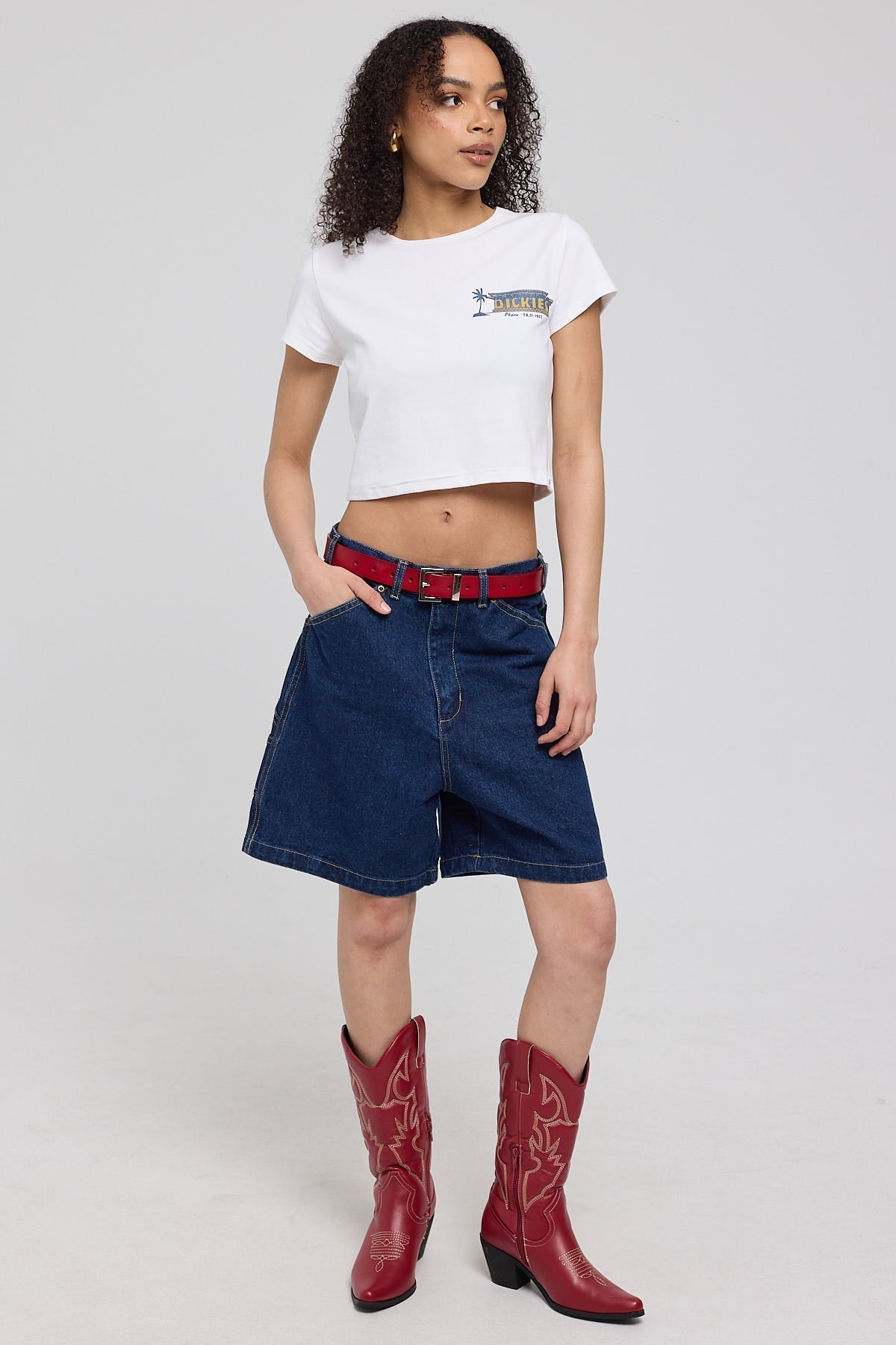 Dickies Diner Tour T-Shirt Weiß