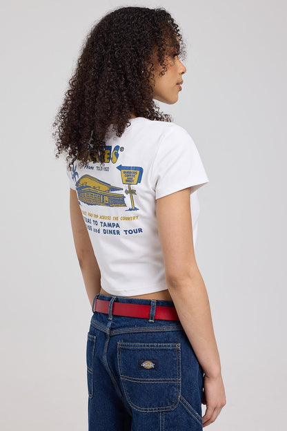 Dickies Diner Tour T-Shirt Weiß
