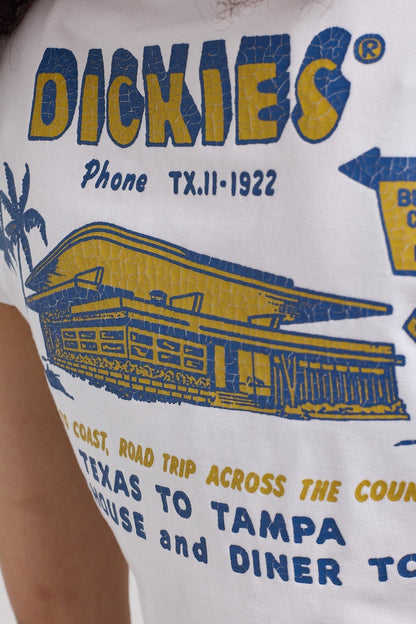 Dickies Diner Tour T-Shirt Weiß