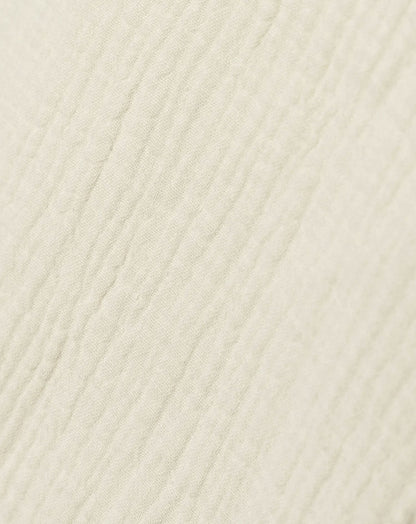 MELODY MOUSSELINE STRAIGHT LEG PANTS BEIGE